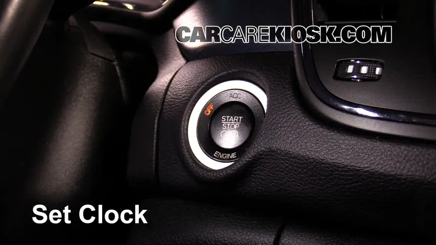 2016 Chrysler 200 S 3.6L V6 FlexFuel Clock